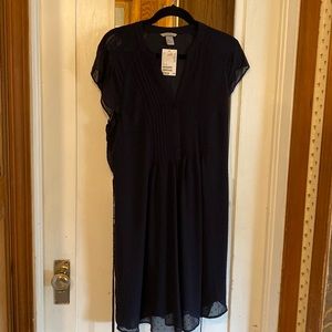 Swiss Dot Dress with Tie Back